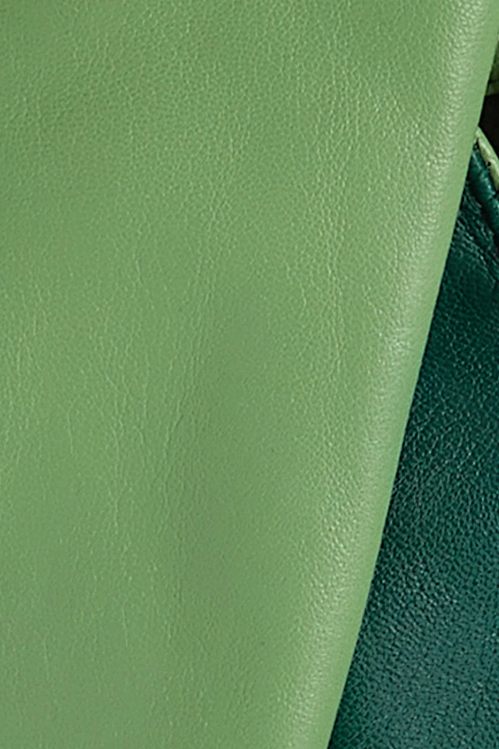 Lederhandschuhe zweifarbig - pine green - Dotty&Dan